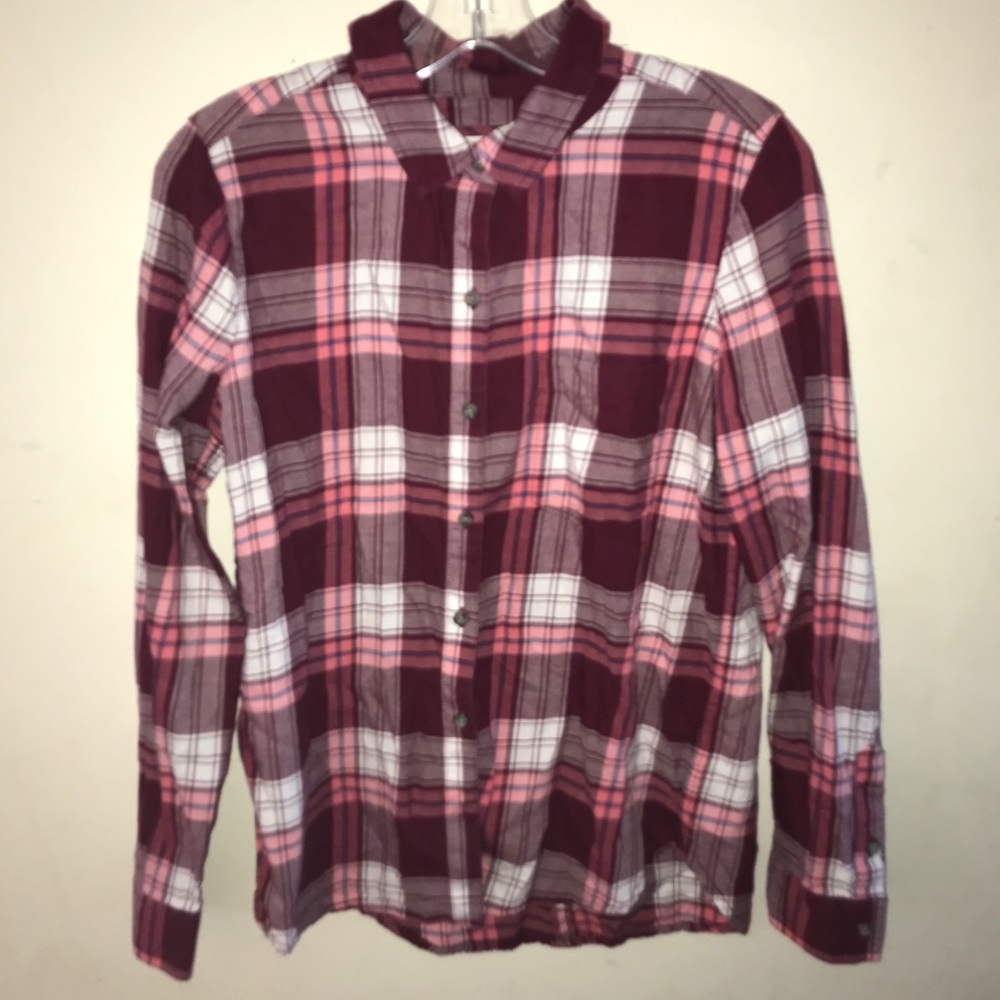 Long sleeve button up flannel